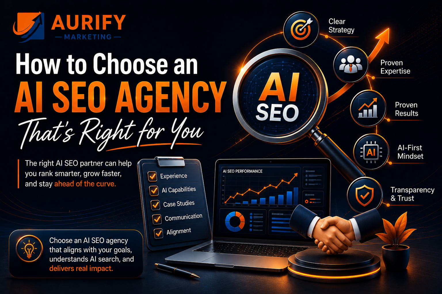 how to chhose an seo ai agency right for you